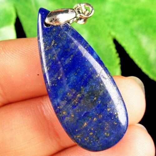 Natural Lapis Lazuli Teardrop Pendant Bead L16