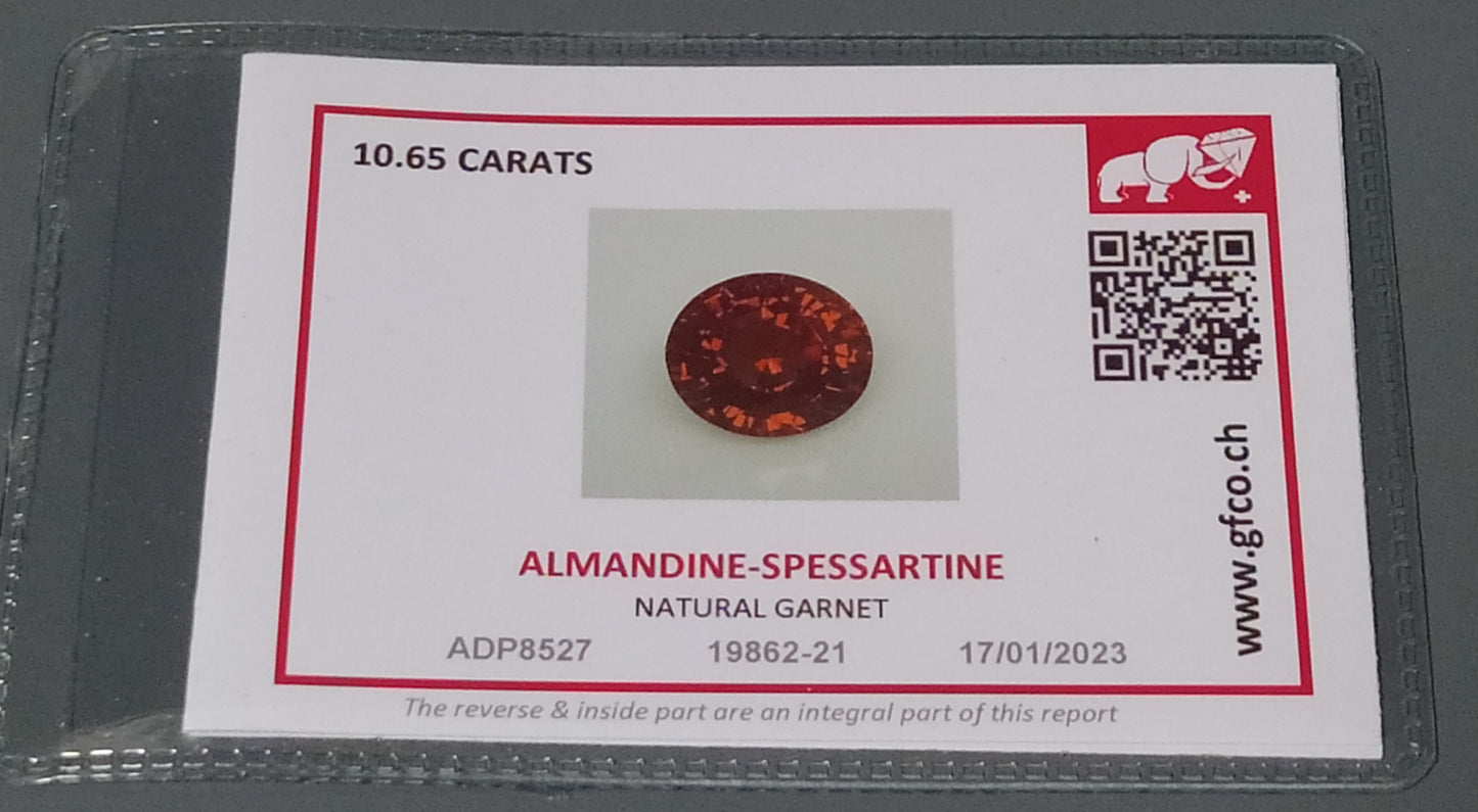 Natural Certified Garnet: Maroon Marvel 10.65cts- NA10 (24)