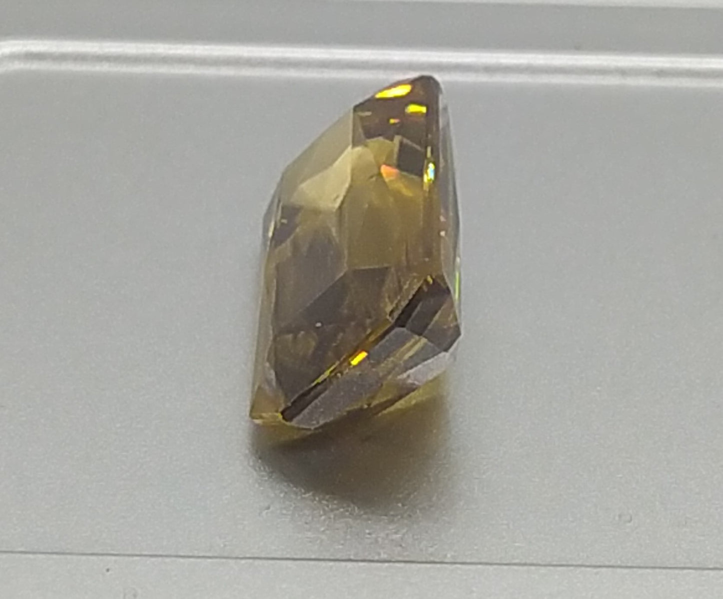 Swiss Lab Certified 18.34ct Yellow Natural Zircon Octagon Shape Gemstone