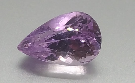 Swiss Lab Certified 15.00ct Amazing Pink Pear Cut Natural Kunzite Gemstone