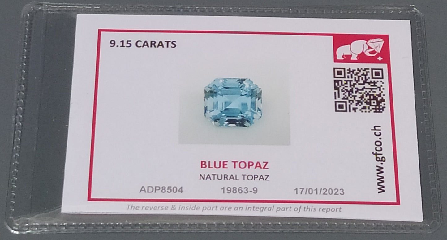 Natural Certified Topaz: Pacific Jewel 9.15cts- NA22 (24)