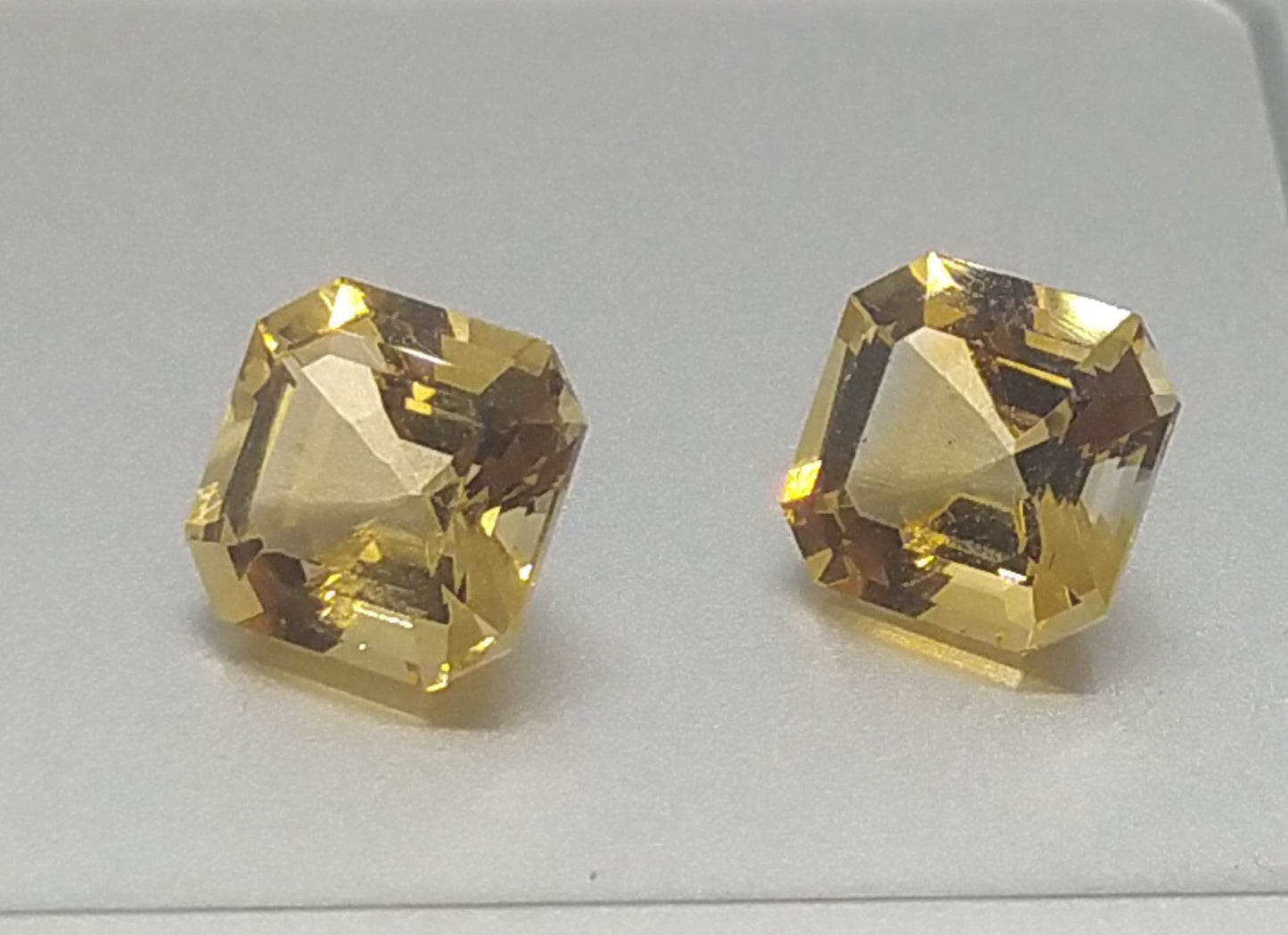 Natural Certified Pair Citrine: Honeyed Jewel 3.25 & 3.08cts- NA26 (24)