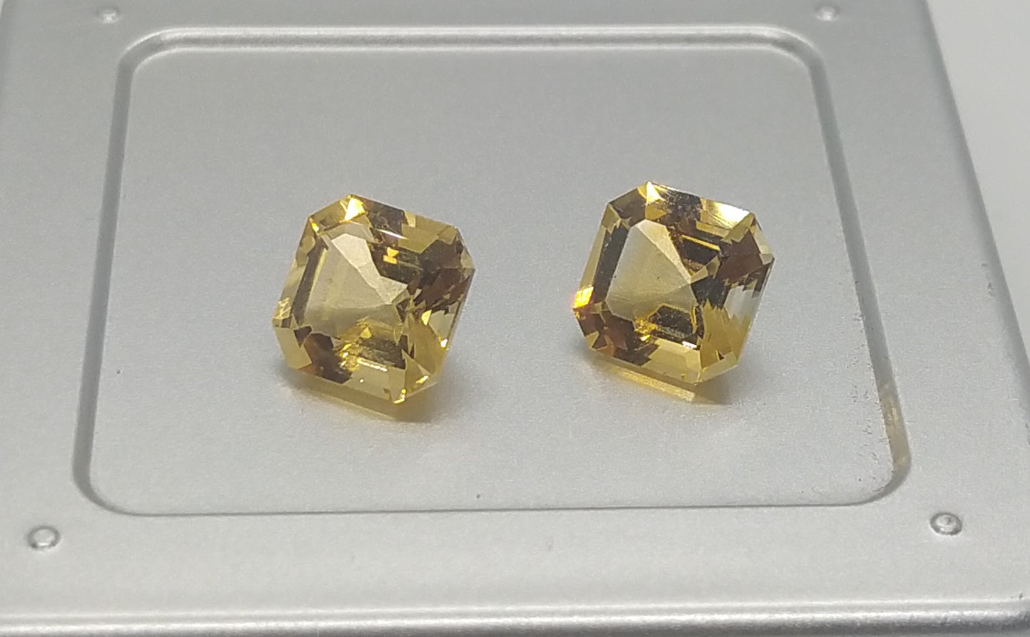 Natural Certified Pair Citrine: Honeyed Jewel 3.25 & 3.08cts- NA26 (24)