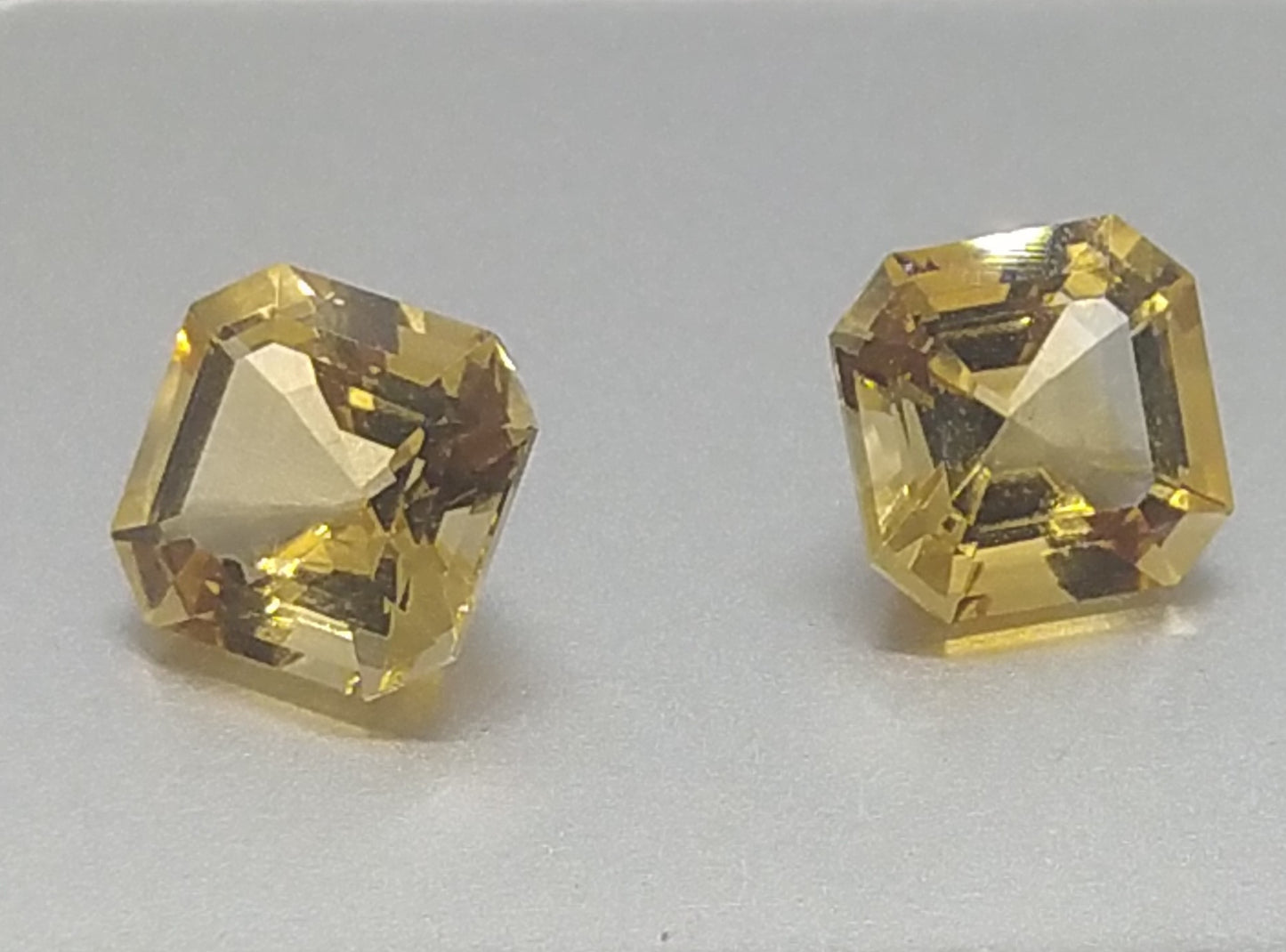 Natural Certified Pair Citrine: Honeyed Jewel 3.25 & 3.08cts- NA26 (24)