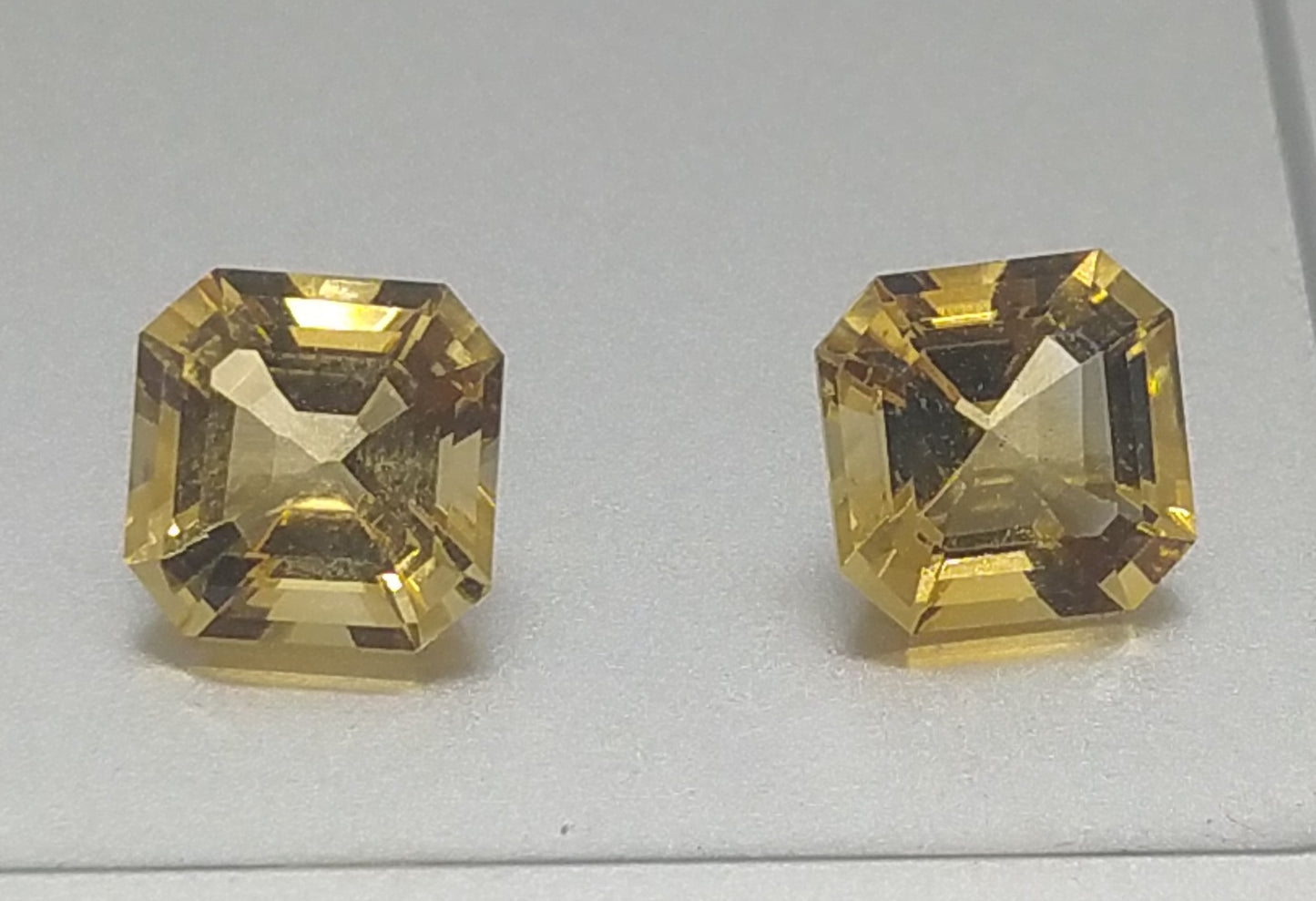 Natural Certified Pair Citrine: Honeyed Jewel 3.25 & 3.08cts- NA26 (24)