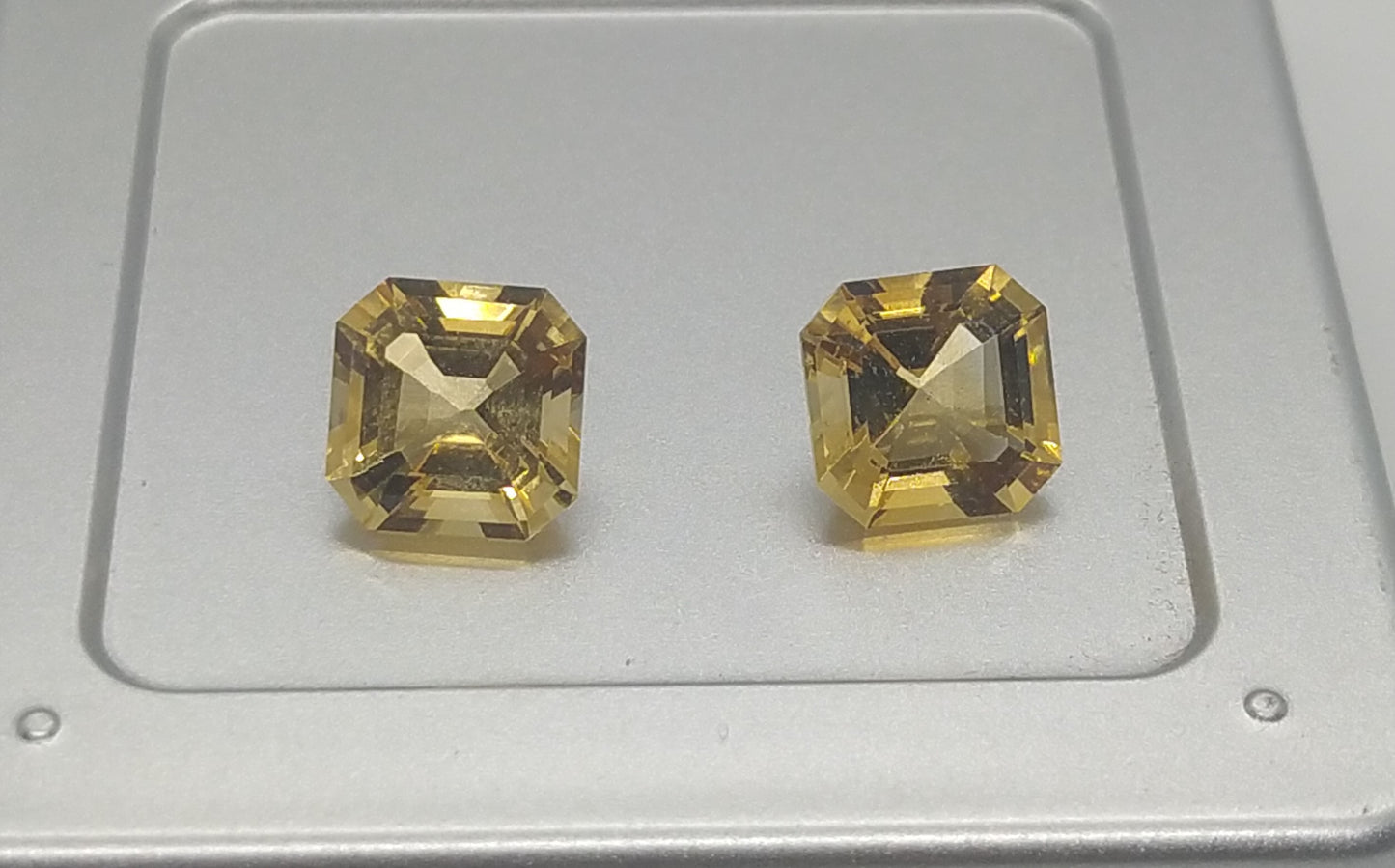 Natural Certified Pair Citrine: Honeyed Jewel 3.25 & 3.08cts- NA26 (24)