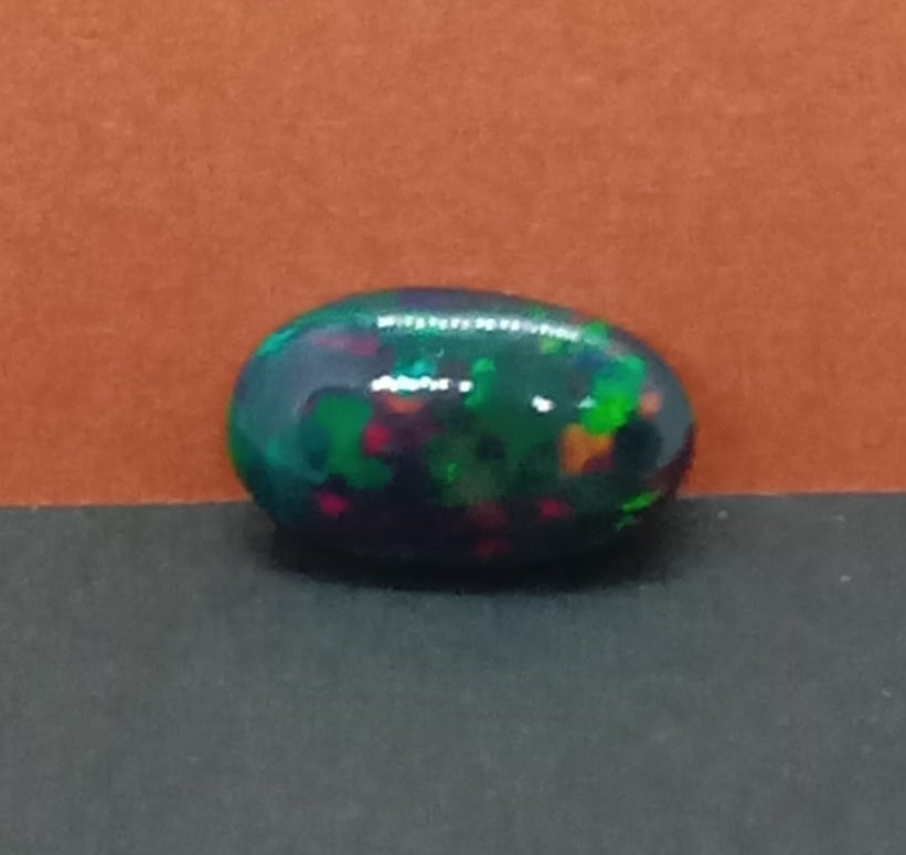 Natural Certified Black Opal: Cosmic Glow 3.63cts- NA39 (24)