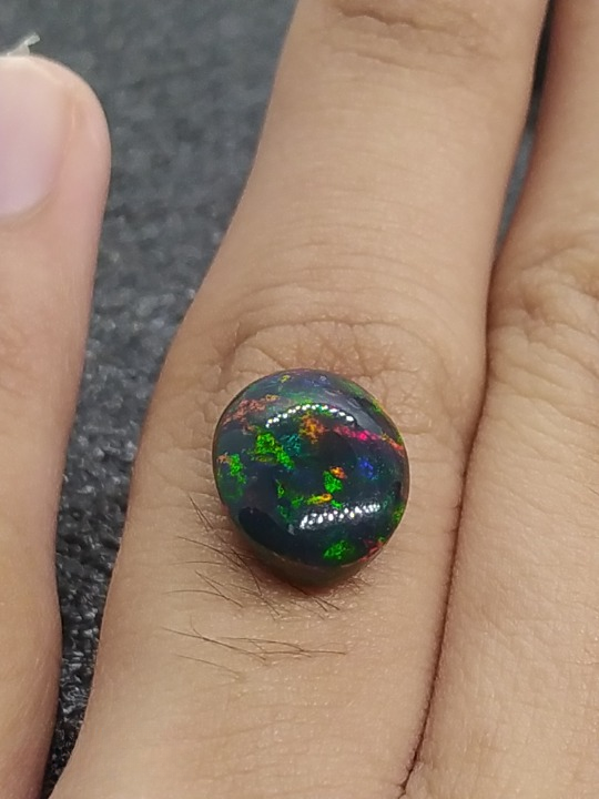 Natural Certified Black Opal: Celestial Harmony 4.31cts- NA41 (24)