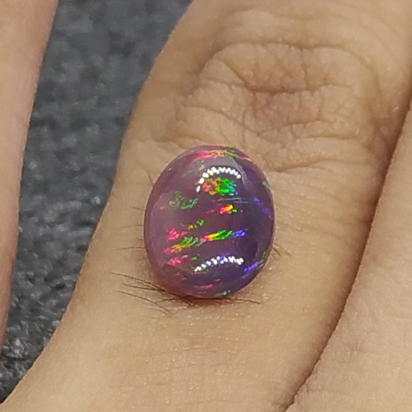 Natural Certified Black Opal: Holographic Haven 1.87cts- NA54 (24)