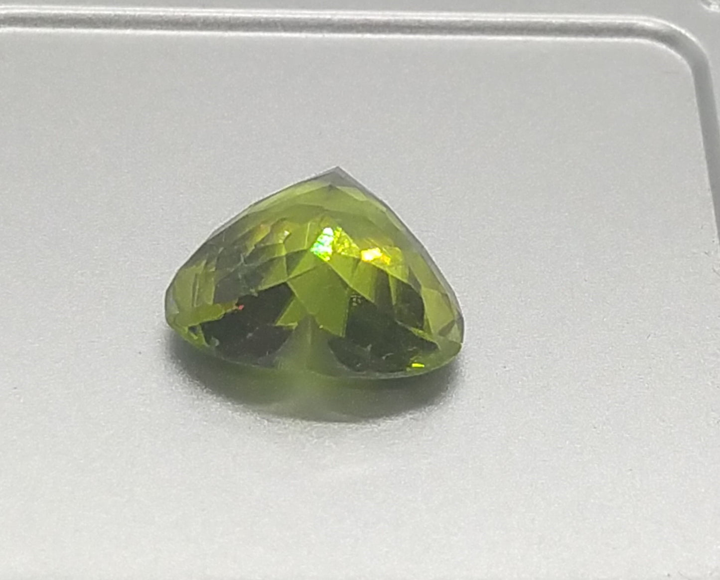 Swiss Lab Certified 9.20ct Heart Shape Natural Sphene Gemstone