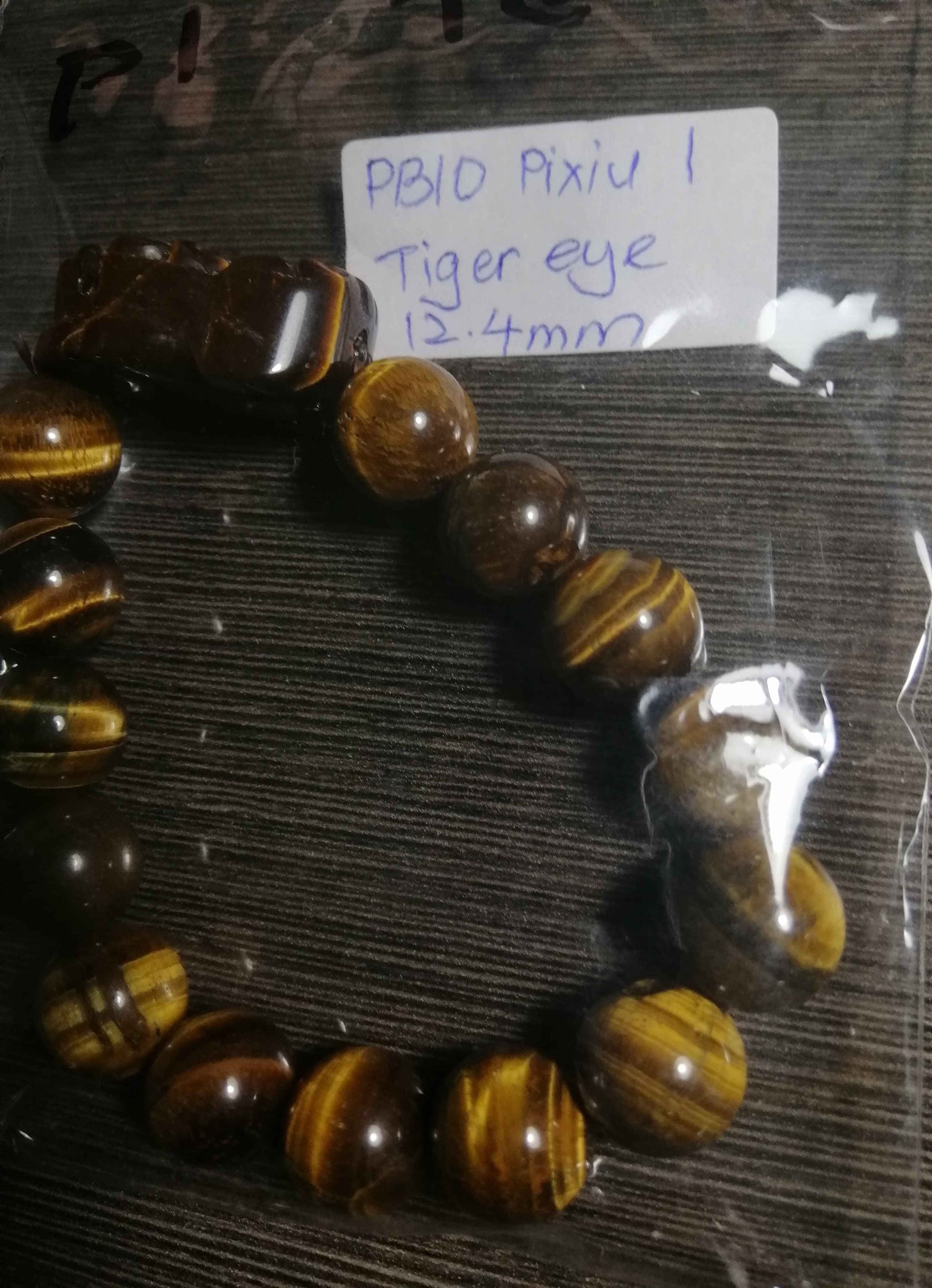 NATURAL PIXIU TIGER EYE BRACELET PB10