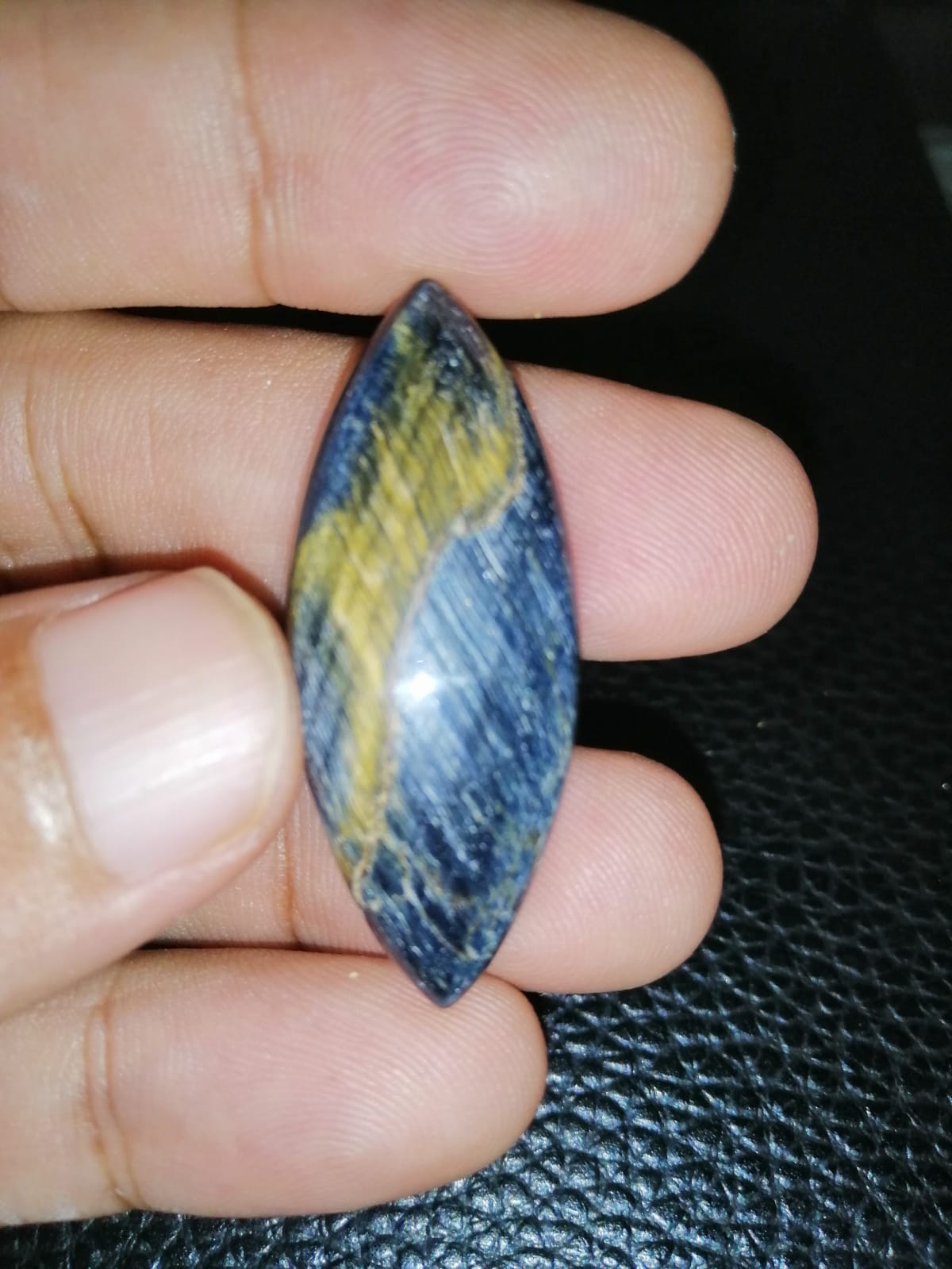 Natural Blue Pietersite Marquoise Cabochon Loose Gemstone PT03