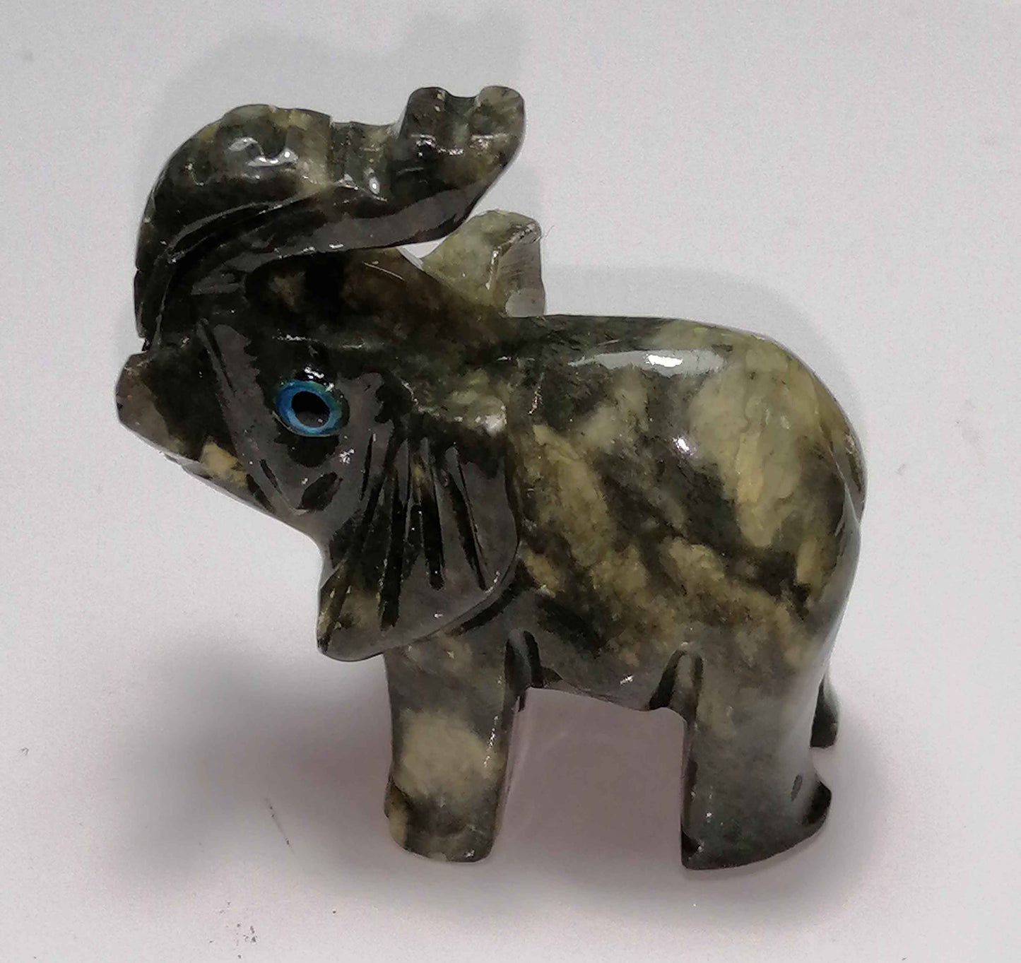 NATURAL CARVED SOAPSONITE (elephant)