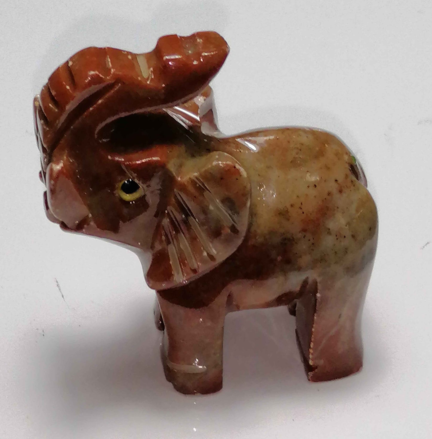 NATURAL CARVED SOAPSONITE (elephant)