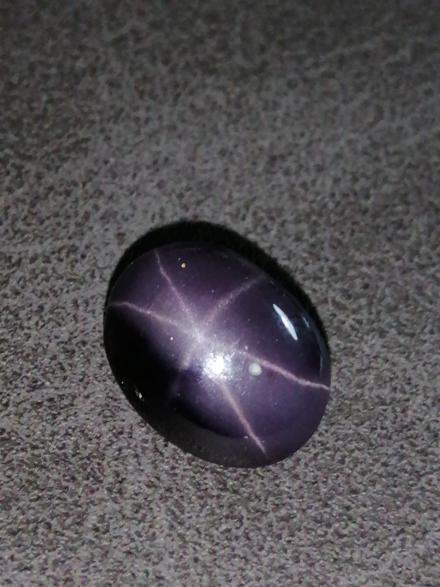 Natural Certified Star Spinel: Violet Starlight 4.4cts- SP31 (24)