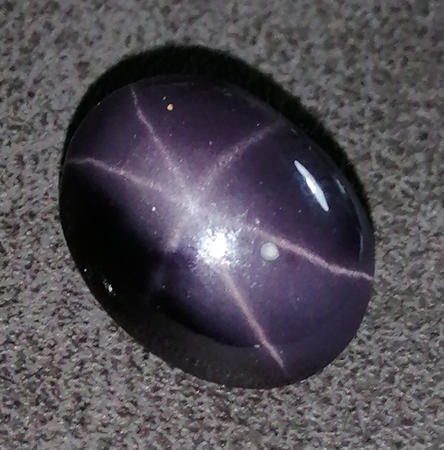 Natural Certified Star Spinel: Violet Starlight 4.4cts- SP31 (24)