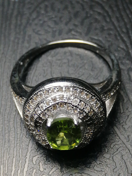 Natural Certified Peridot (SIZE 9) SR14