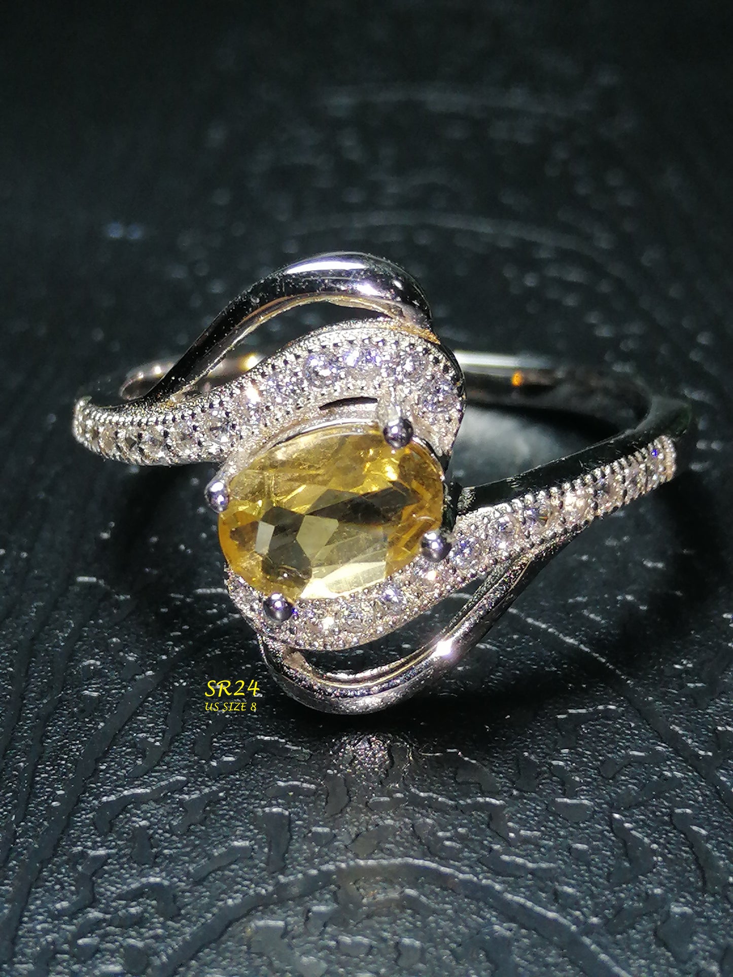 Natural Certified Citrine (SIZE 8) SR24