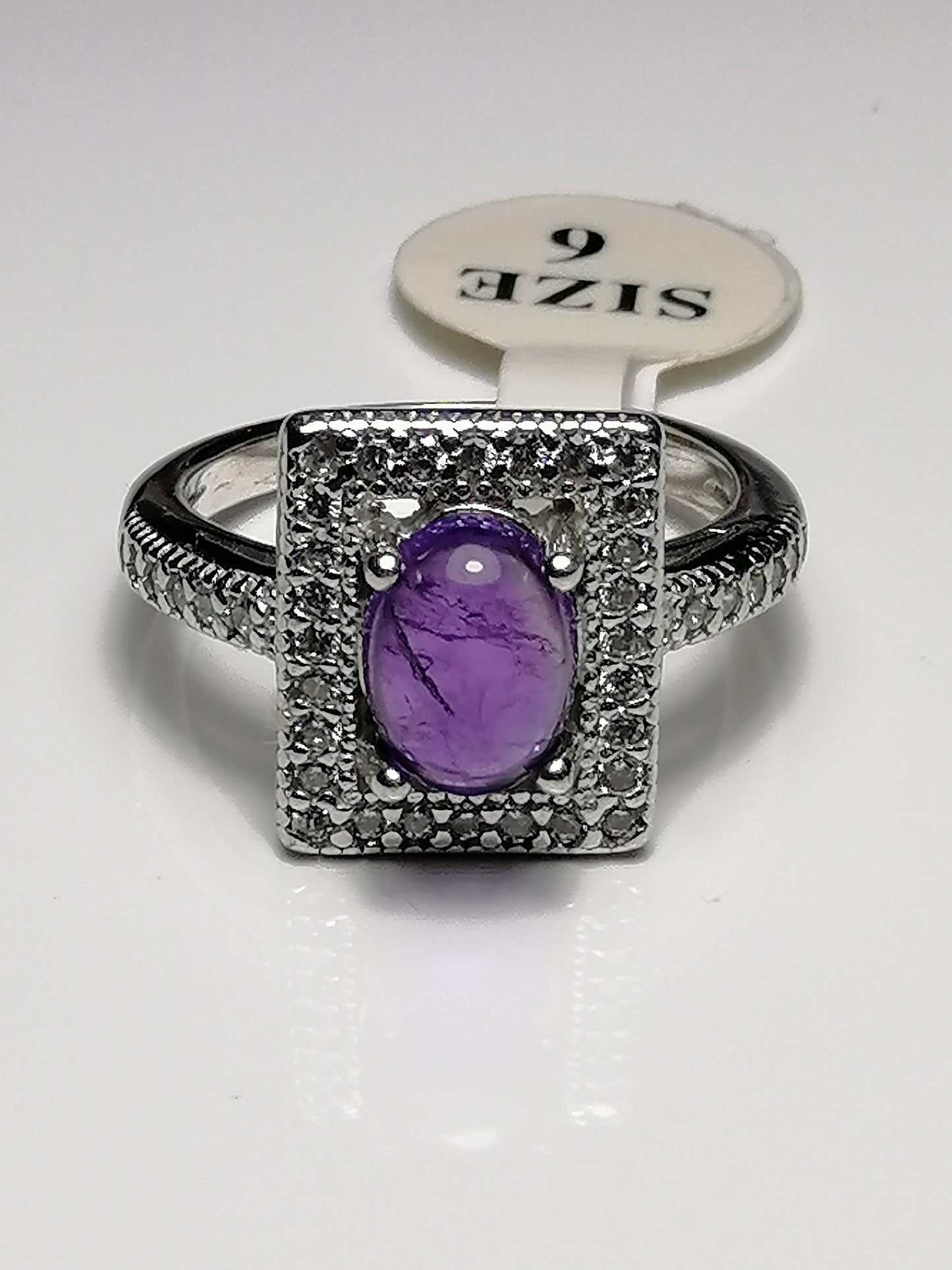 Natural Swiss Lab Certified Amethyst (SIZE 6) SR30