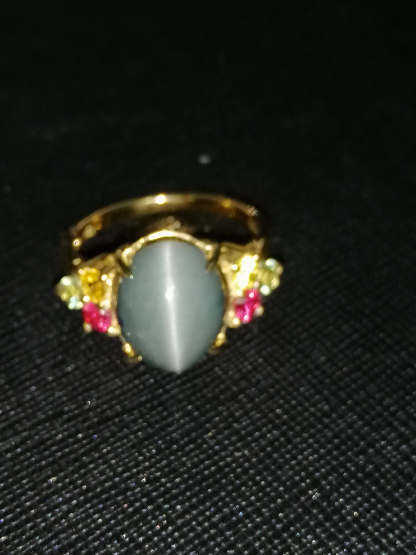 Natural Certified Cats Eye Quartz (SIZE 8) SR32