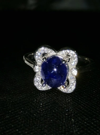 Natural Swiss Lab Certified Sapphire (SIZE 7.5) SR34