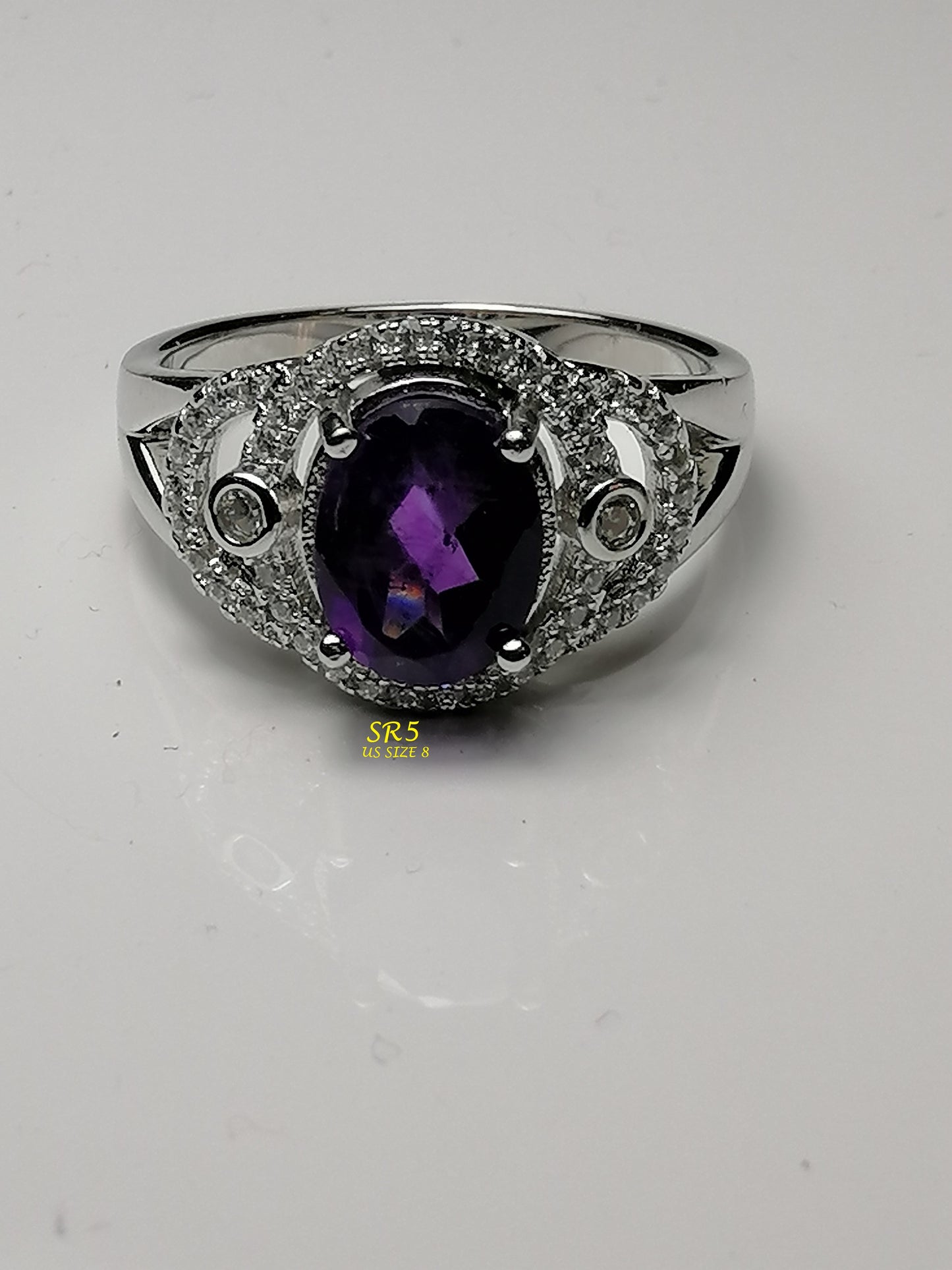 Natural Certified Amethyst (SIZE 8) SR5