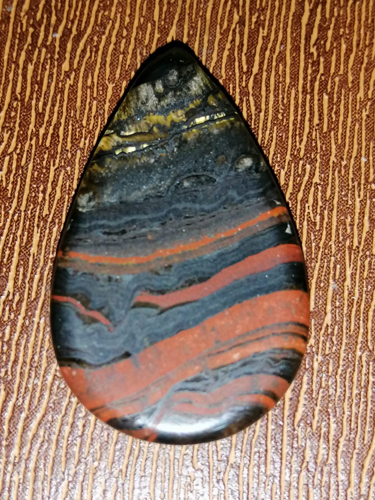 NATURAL IRON TIGER EYE CABOCHON LOOSE GEMSTONE