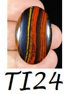 NATURAL GOLD FIRE RED IRON TIGER EYE OVAL CABOCHON GEMSTONE