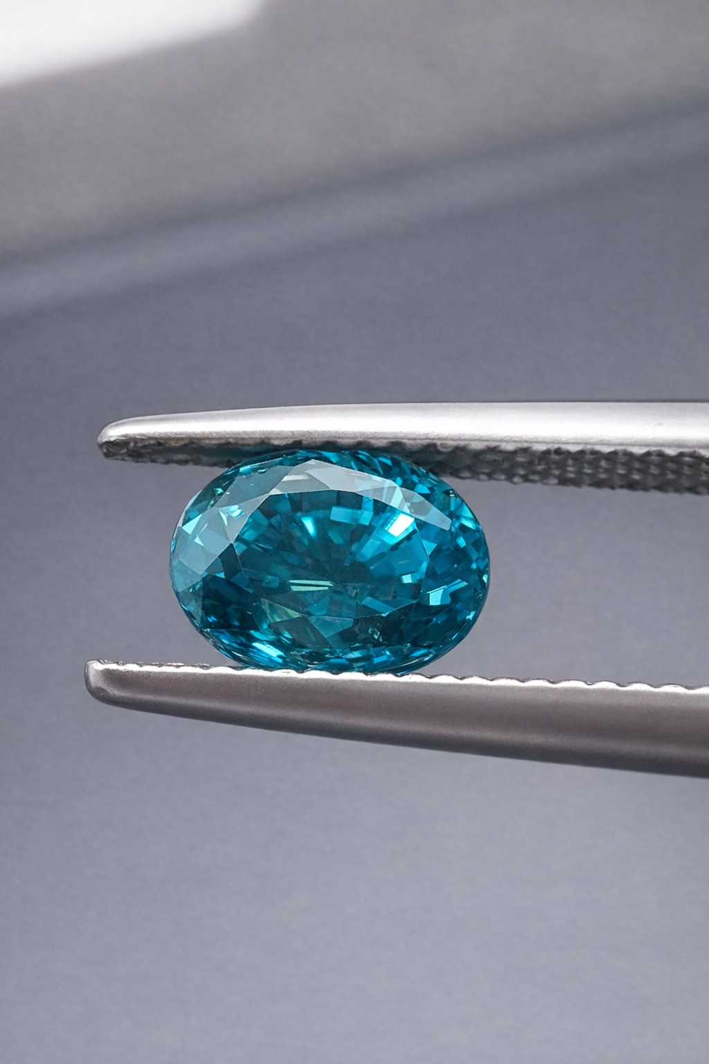 Natural Certified Blue Zircon: Oceanic Gem 5.59cts- ZR15 (24)