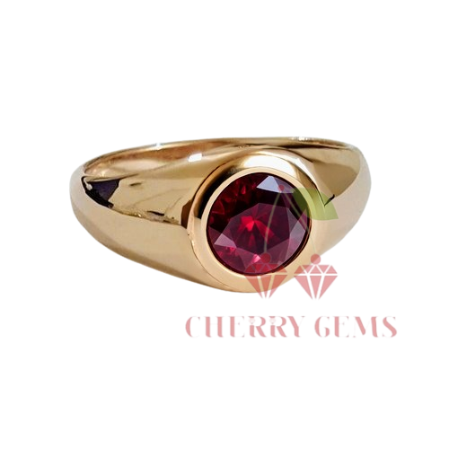 Ruby Radiance Gold Ring