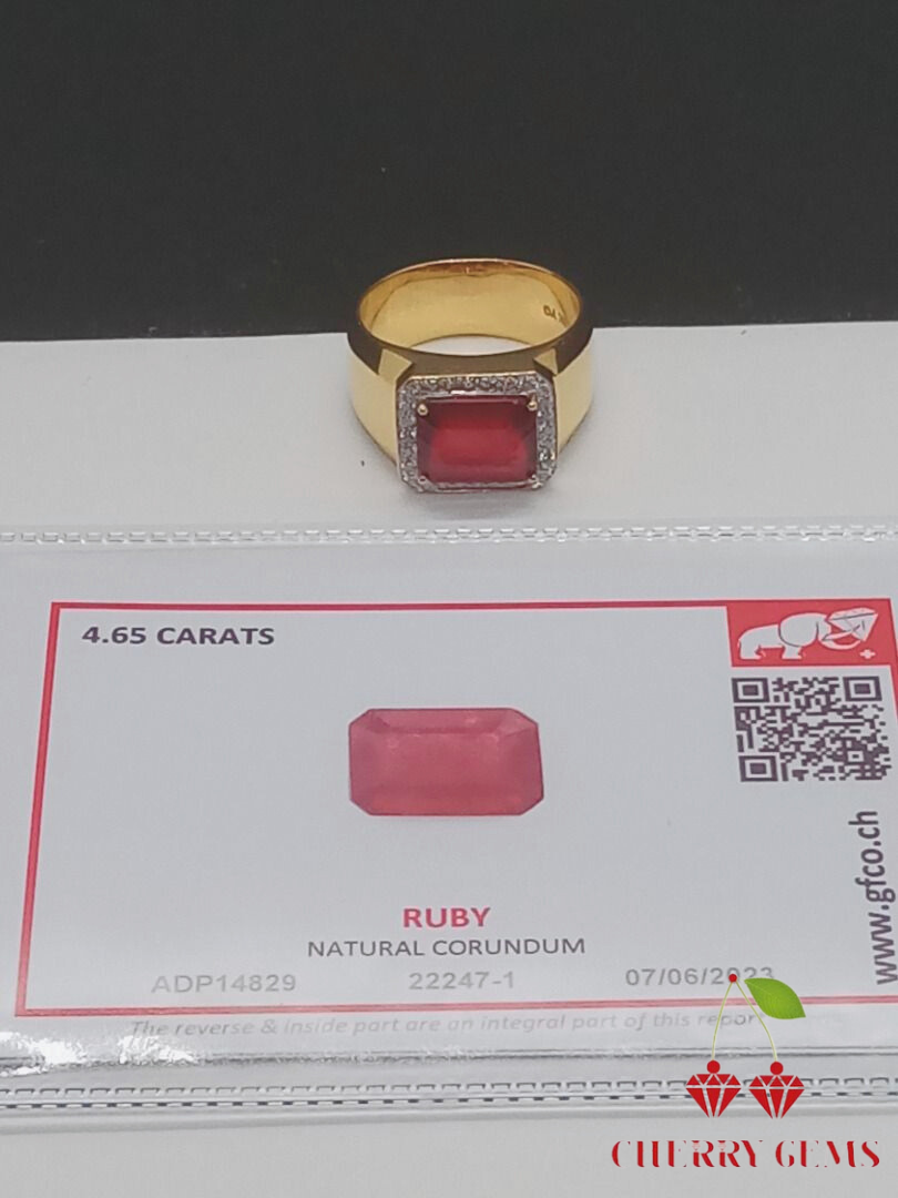 4.65cts Natural Ruby