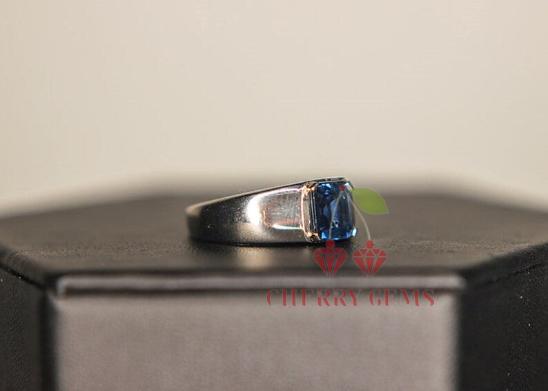 Sapphire Serenity: Elegant Ring MR-CE1