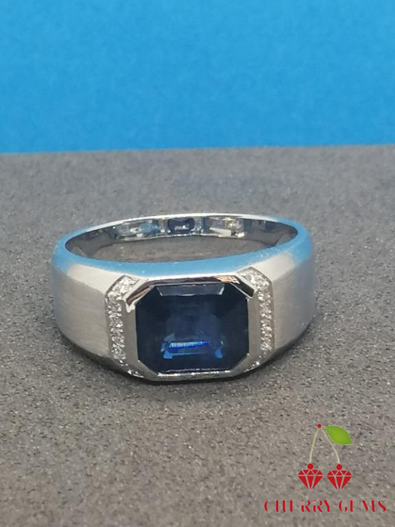 3.47 Swiss lab Certified Blue Sapphire