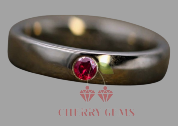 Ruby Spark: Elegant Band Ring