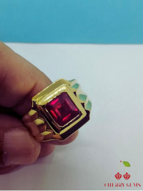 SIZE 11 NATURAL RUBY RING