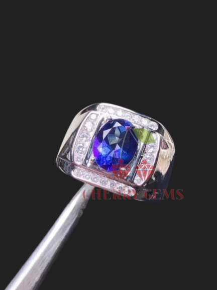 Dazzling Tanzanite Treasure: Premium Gemstone Ring