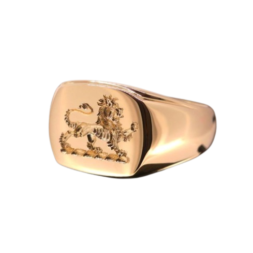 Majestic Lion Signet Ring