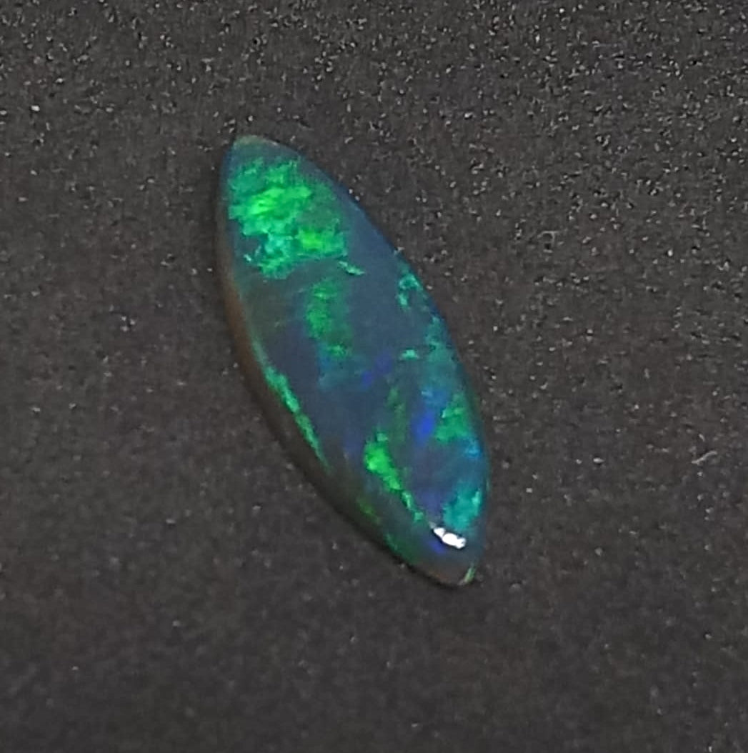 Natural Black Opal: Dark Luster Luminary 4.35cts- BO1 (24)