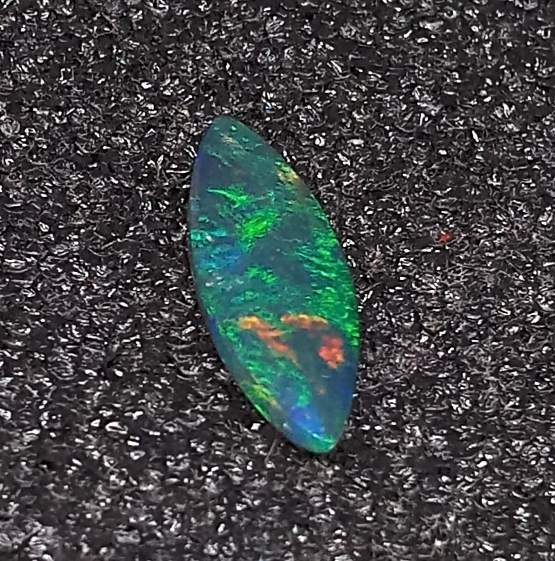 Natural Black Opal: Dark Luster Luminary 4.35cts- BO1 (24)