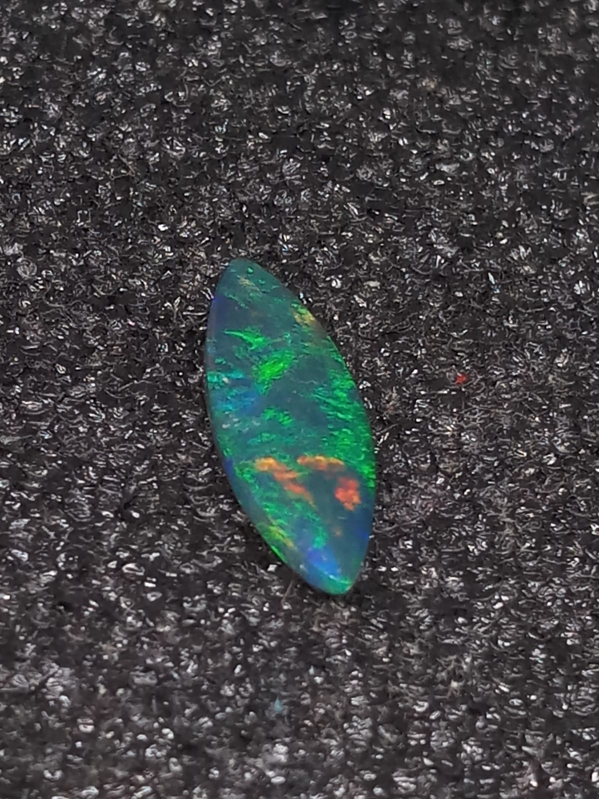 Natural Black Opal: Dark Luster Luminary 4.35cts- BO1 (24)