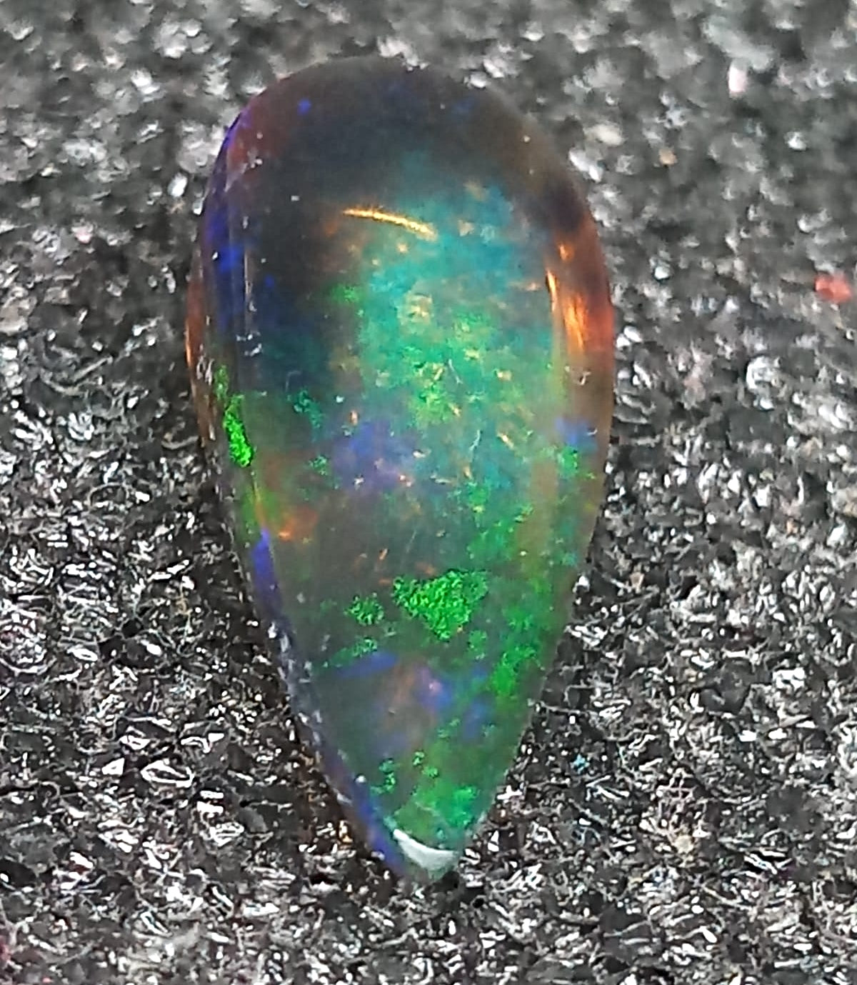 Natural Black Opal: Dark Mirage Opal 5.90cts- BO2 (24)