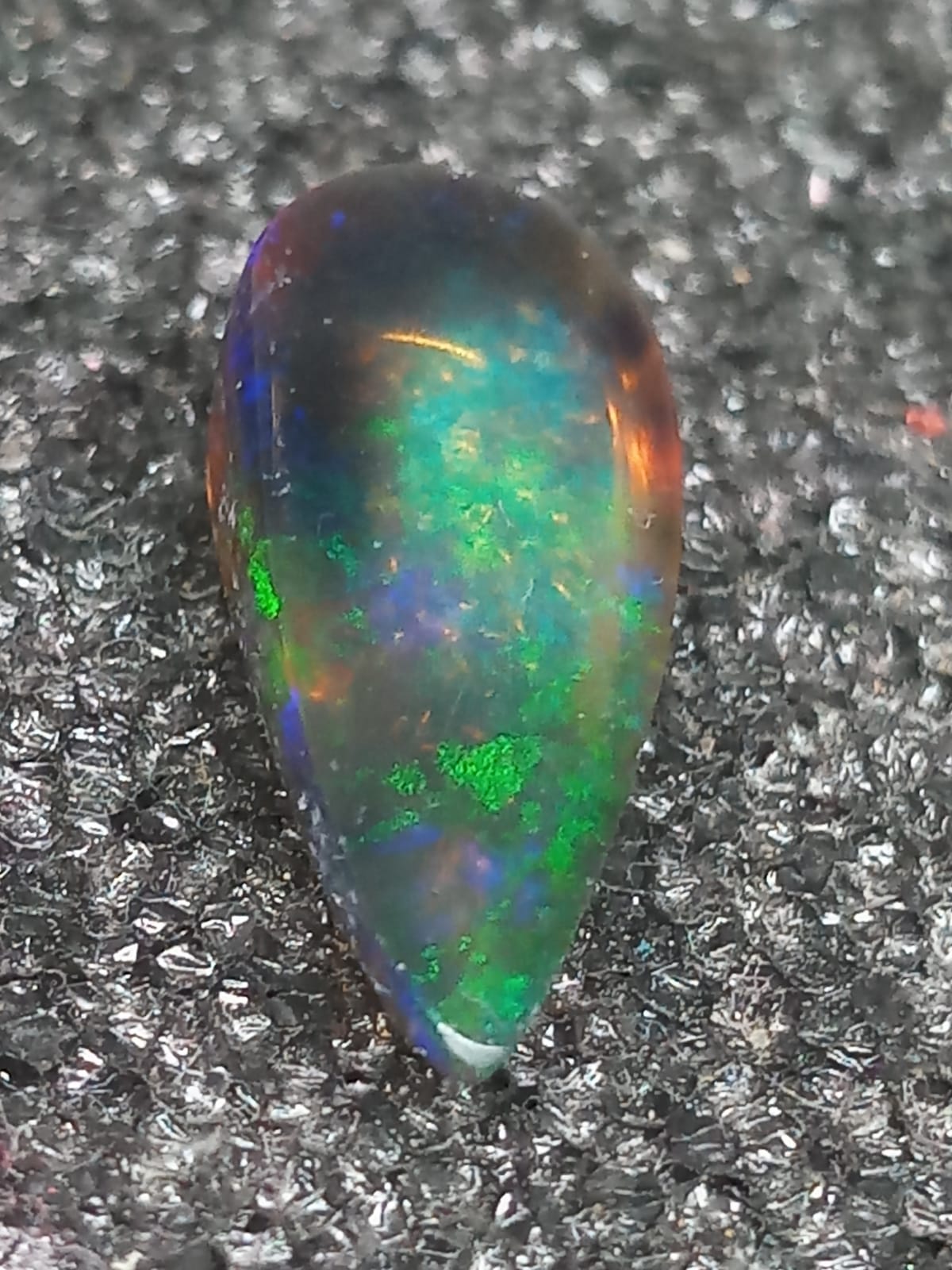 Natural Black Opal: Dark Mirage Opal 5.90cts- BO2 (24)