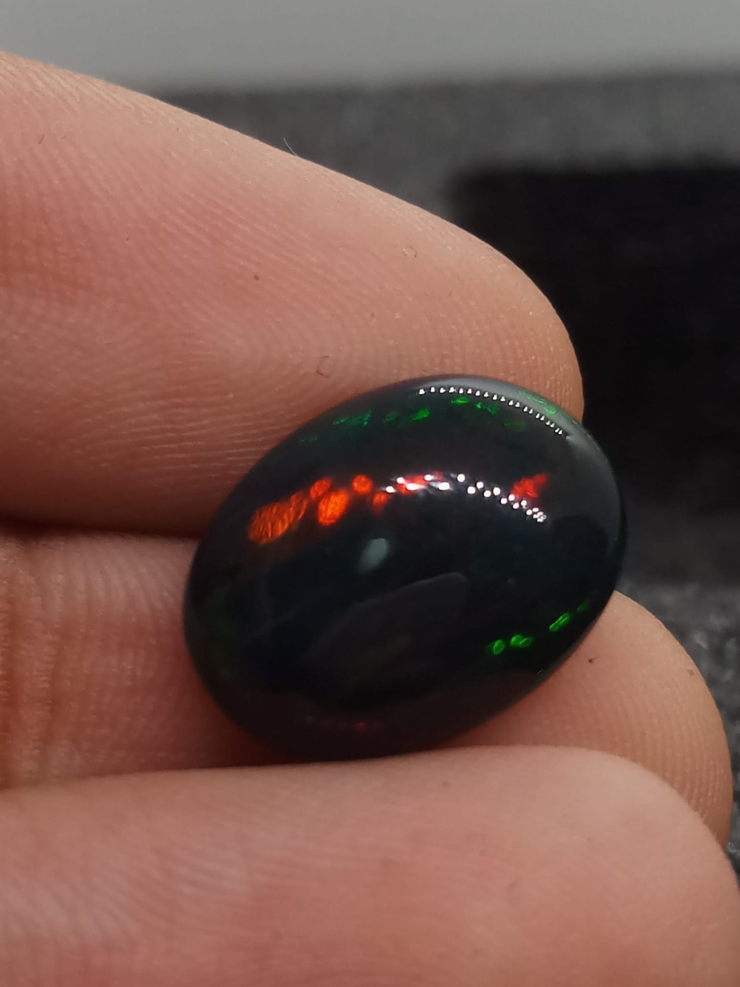 Natural Certified Black Opal: Cosmos Eclipse 4.48cts- BO14 (24)