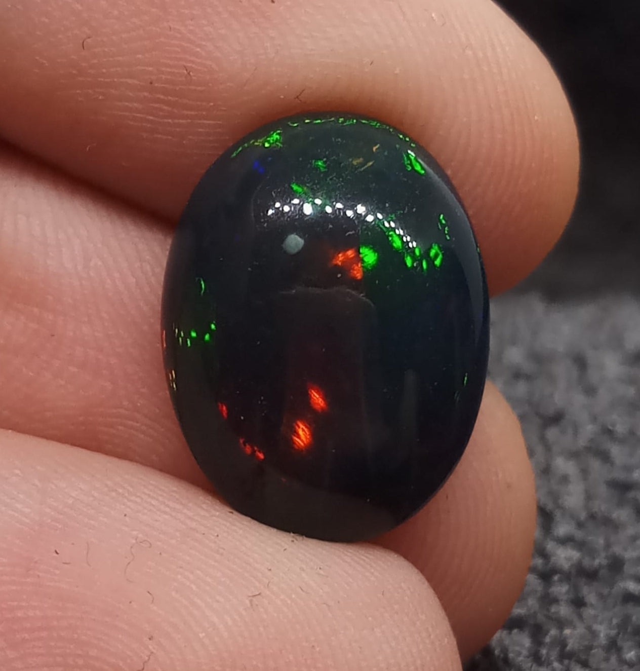 Natural Certified Black Opal: Cosmos Eclipse 4.48cts- BO14 (24)