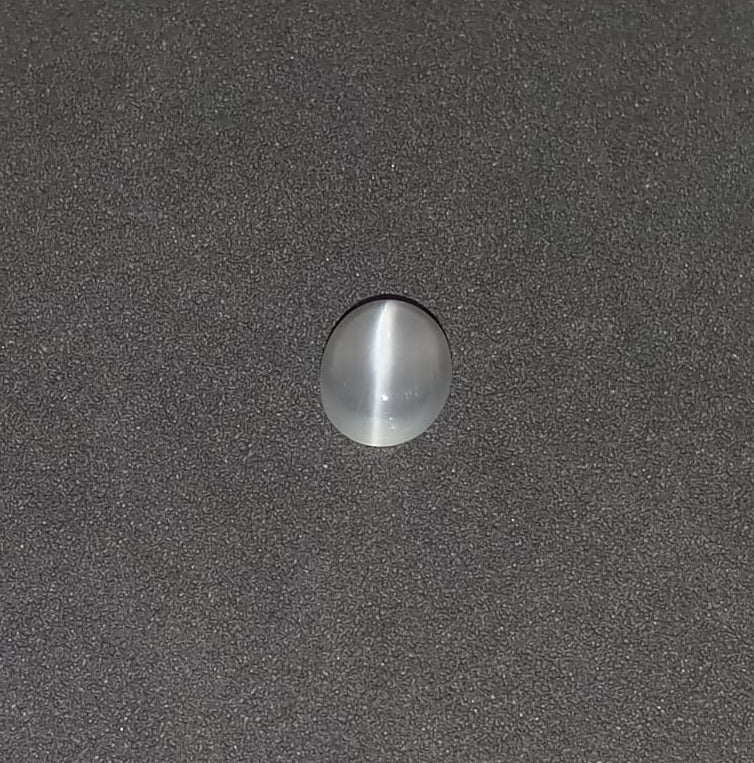 Natural White Moonstone Catseye Gemstone 4.4cts - WMC1 (24)