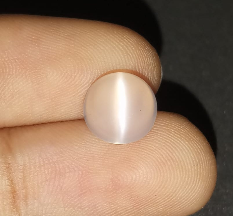 Natural White Moonstone Catseye Gemstone 3.65cts- WMC8 (24)