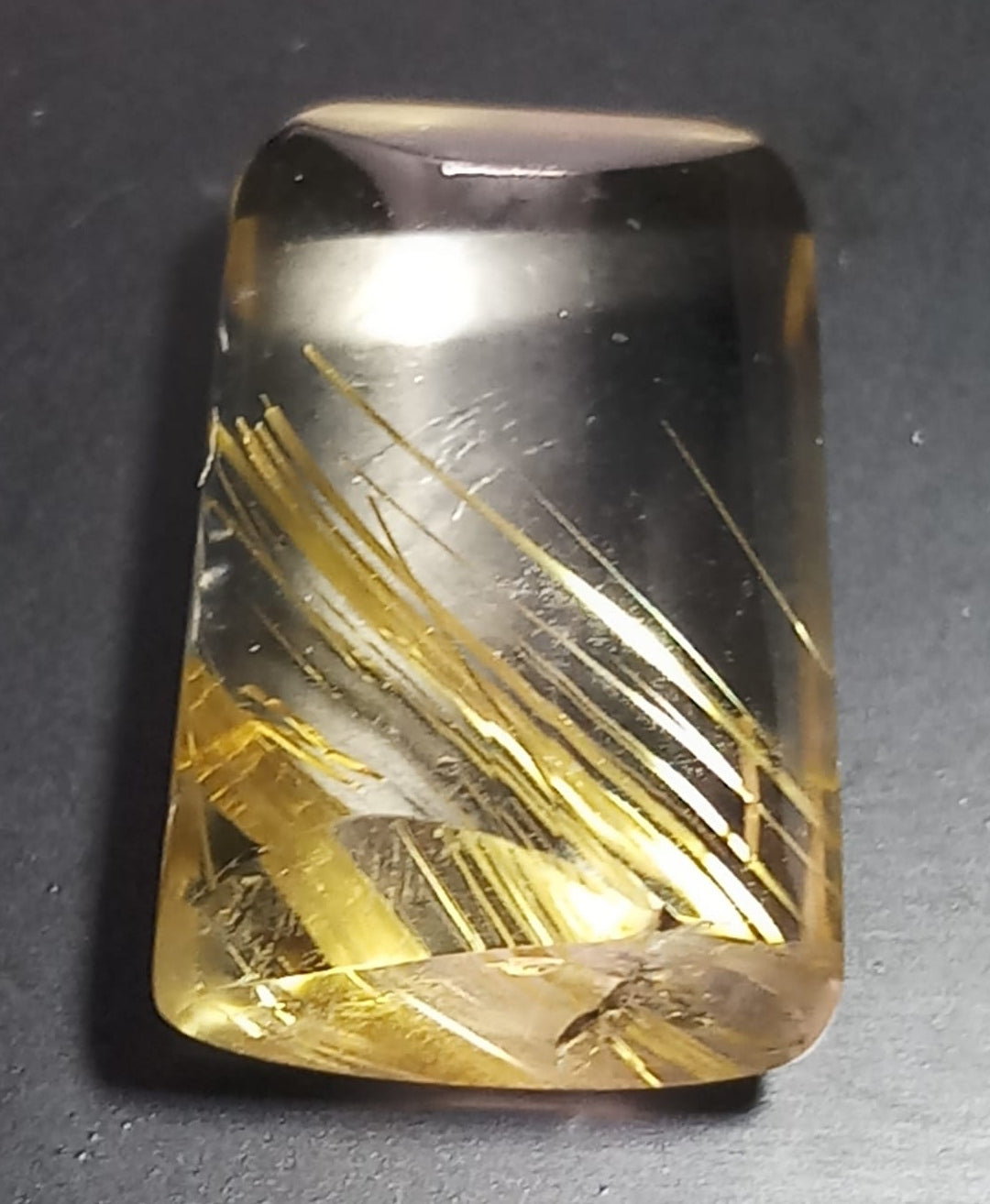 Natural Rutilated Quartz: Golden Rutilance 10.6cts- RQT10 (24)