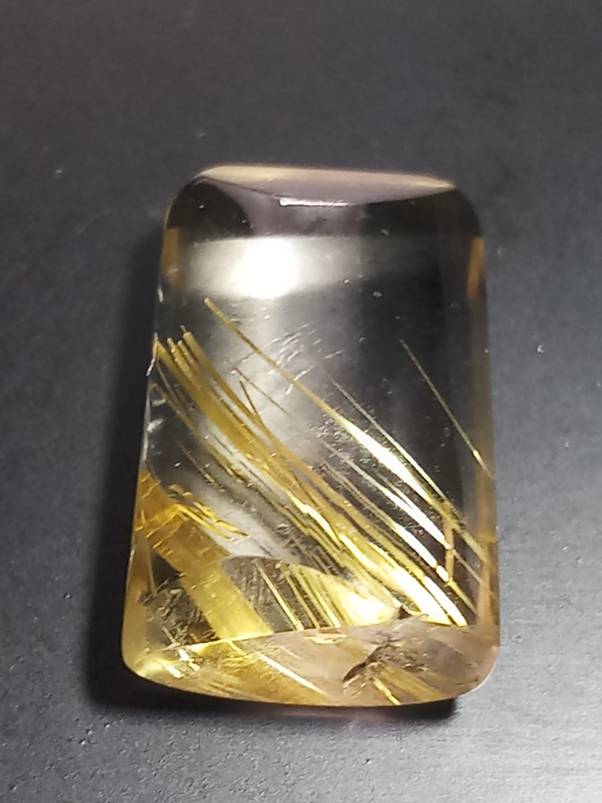 Natural Rutilated Quartz: Golden Rutilance 10.6cts- RQT10 (24)