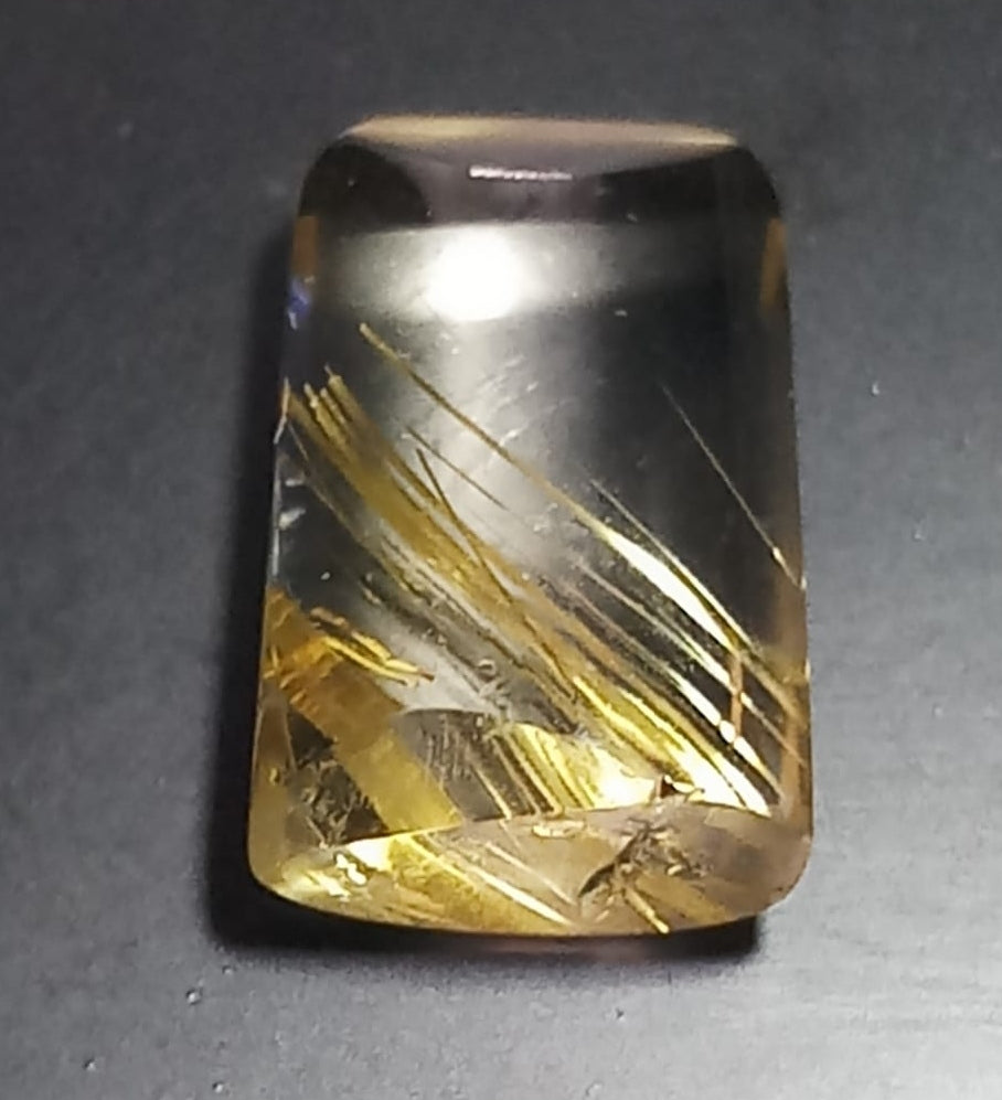 Natural Rutilated Quartz: Golden Rutilance 10.6cts- RQT10 (24)