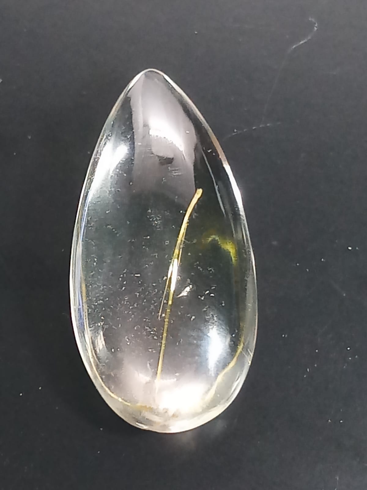 Natural Rutilated Quartz: Gold Vein Essence 19.6cts- RQT07 (24)